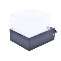 ULU-P25A-5W-4000K IP65 BLACK Светильник светодиодный уличный. Архитектурный накладной. Белый свет 4000K. Корпус черный. TM Uniel