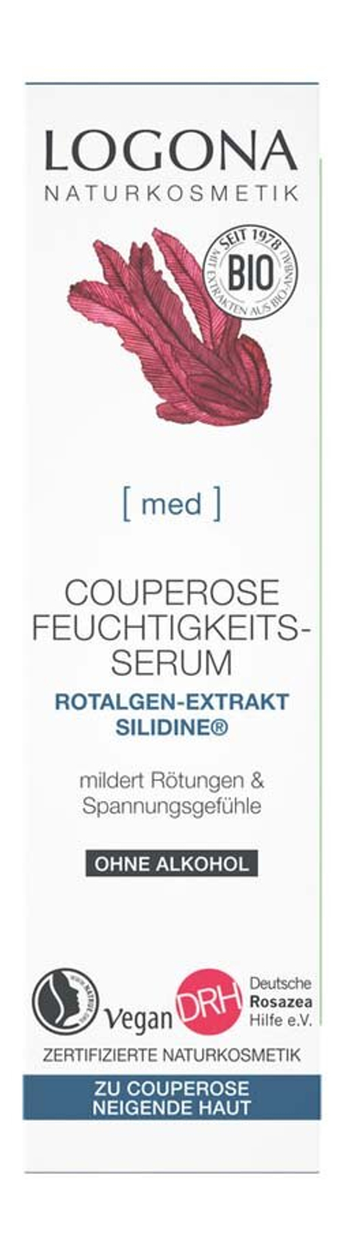 Увлажняющая сыворотка Logona с куперозой, 30 мл