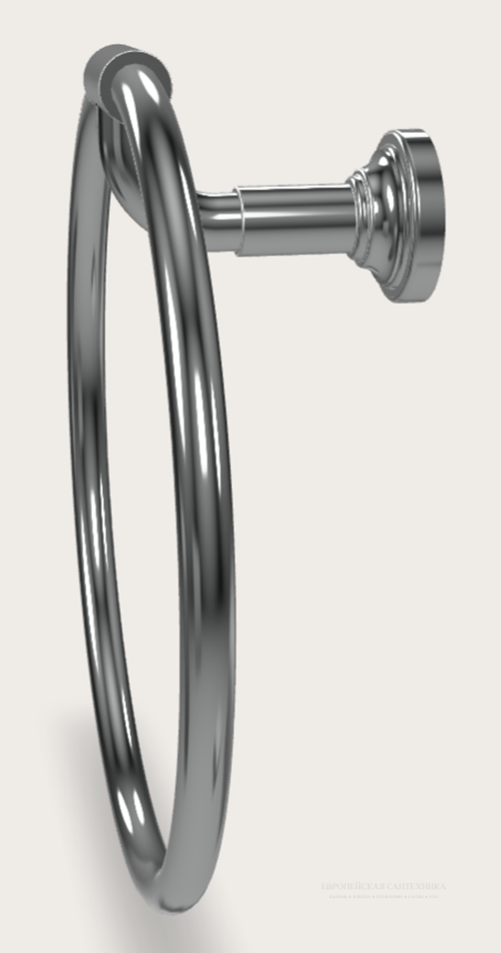 Полотенцедержатель кольцевой Gessi Venti20, ⌀222 мм, настенный, цвет Chrome