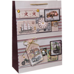 Пакет подарочный «Винтаж» 31*42*12 см, микс