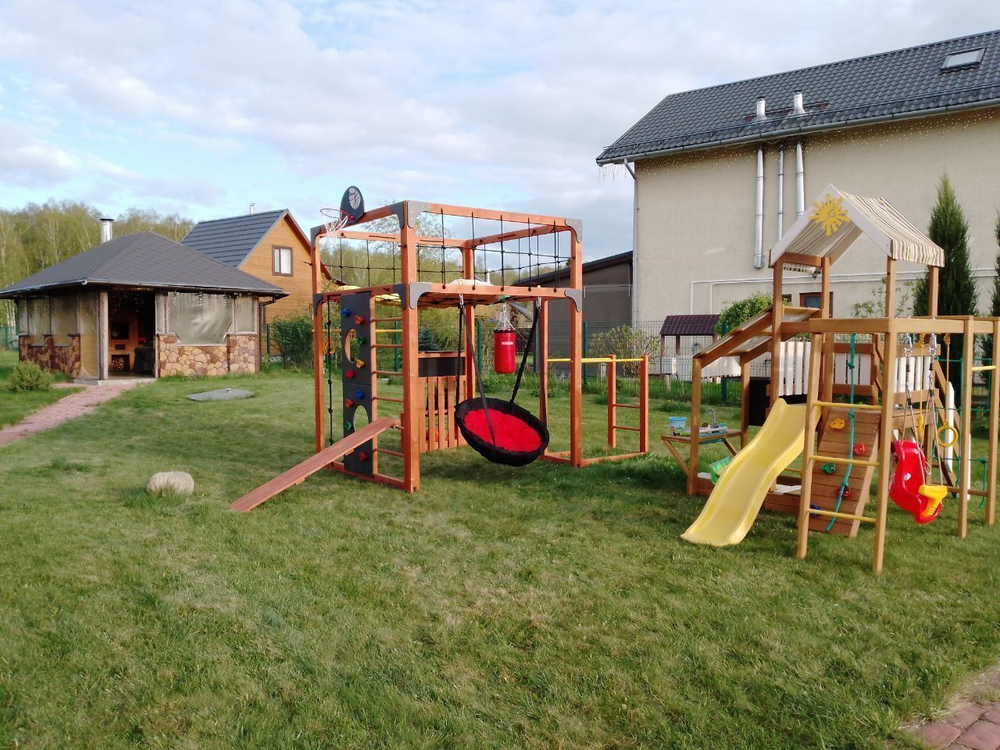 Детская площадка Савушка КУБ-1 (махагон)