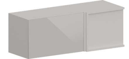 Кухня Модуль ШВУГ 1000 Белый / Белый Глянец