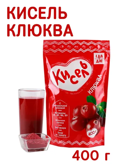 Кисель Еда На Да клюква 400 гр