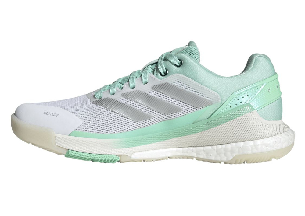 Женские кросовки для Padel Adidas Crazyquick Boost Padel - clear mint/silver metallic/pulse mint
