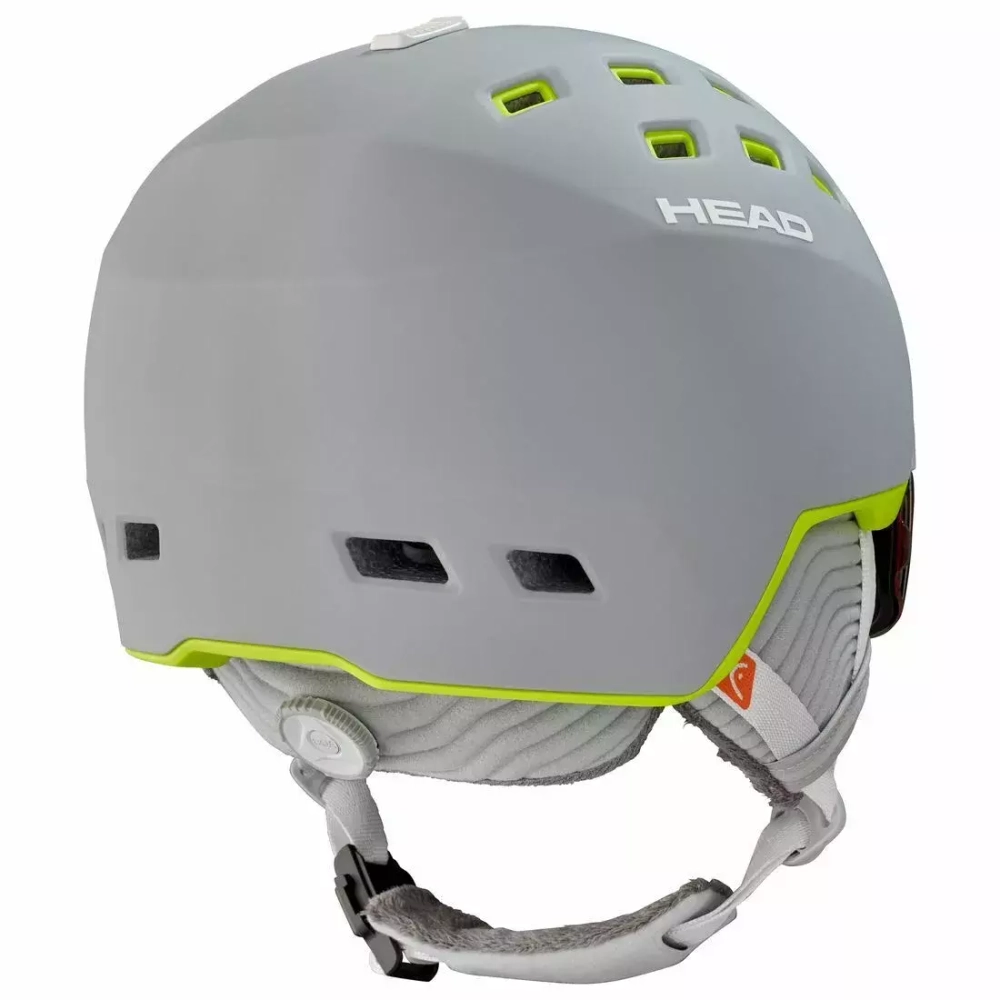 Шлем HEAD RACHEL  grey/lime с визором