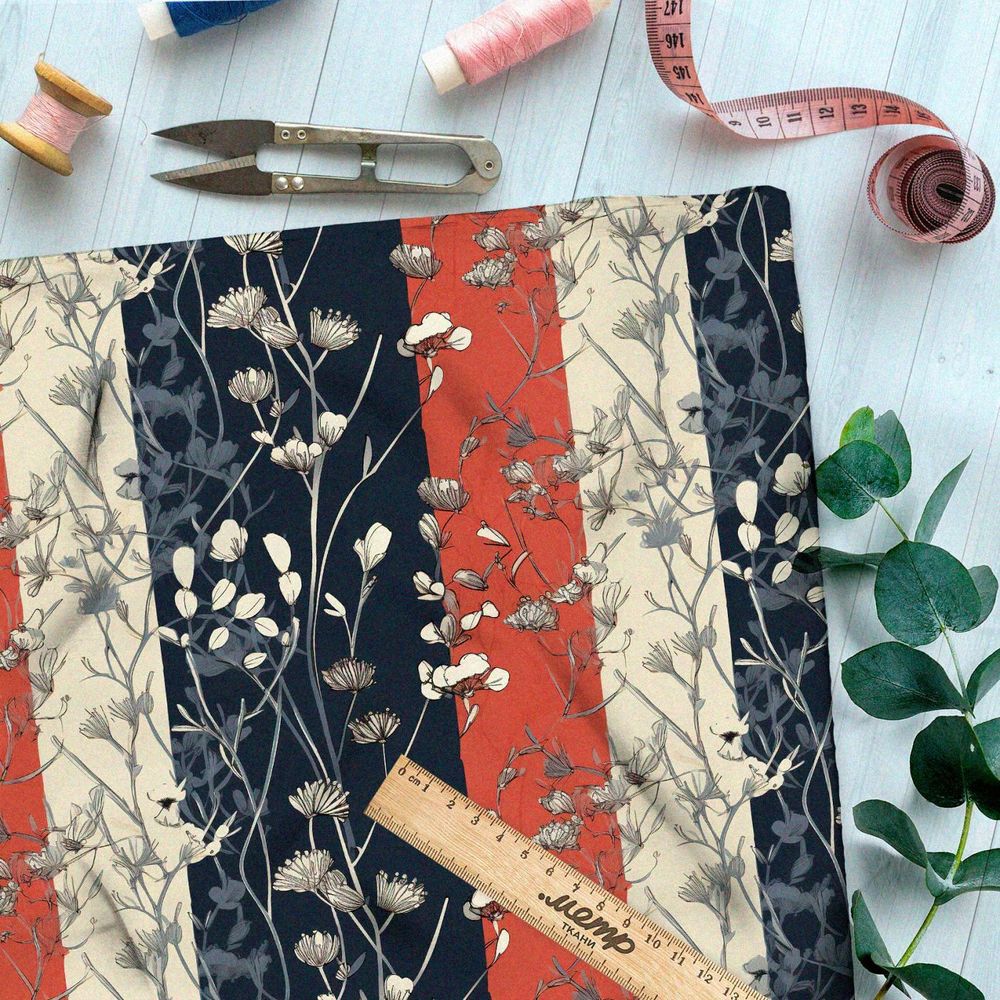 Ткань премиум бифлекс туманные эхо воспоминаний