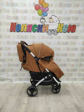 Коляска прогулочная Baballo Future 2024 коричневая (белая рама)