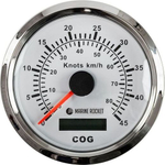 Спидометр GPS-аналоговый 0-45 узлов, бел. D85mm