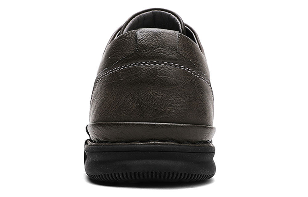 Jeep Casual Leather Shoes Men"s Low top Khaki