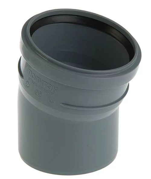 Отвод 110*15° Политэк