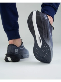 Беговые кроссовки тканевые с двойной амортизацией