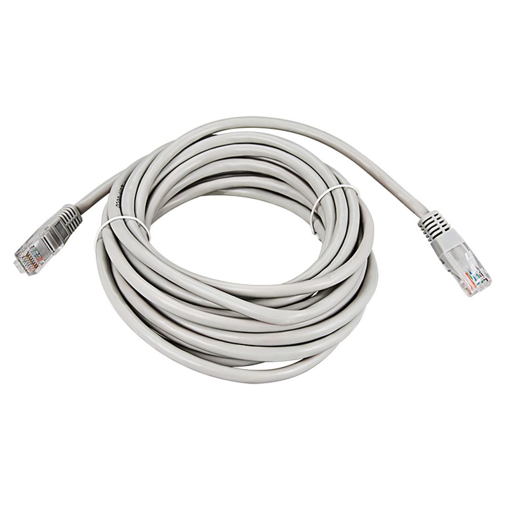 Шнур коммутационный, патч-корд U/UTP RJ45-RJ45, CAT 5e, PVC серый, 7м REXANT