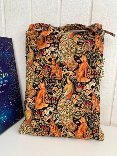 В ПУТИ, ЛИСЫ, ЗАЙЦЫ, ПАВЛИНЫ В СТИЛЕ У. МОРРИСА , 100% хлопок 4