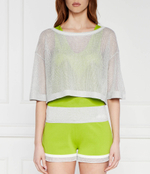 Свитер + топ Liu Jo Sport - серебряный(TA4103 MS015)