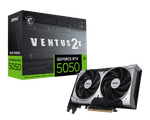 Видеокарта MSI GeForce RTX 5050 8G VENTUS 2X, 8G GDDR6 128bit 1xHDMI 3xDP G5050-8V2