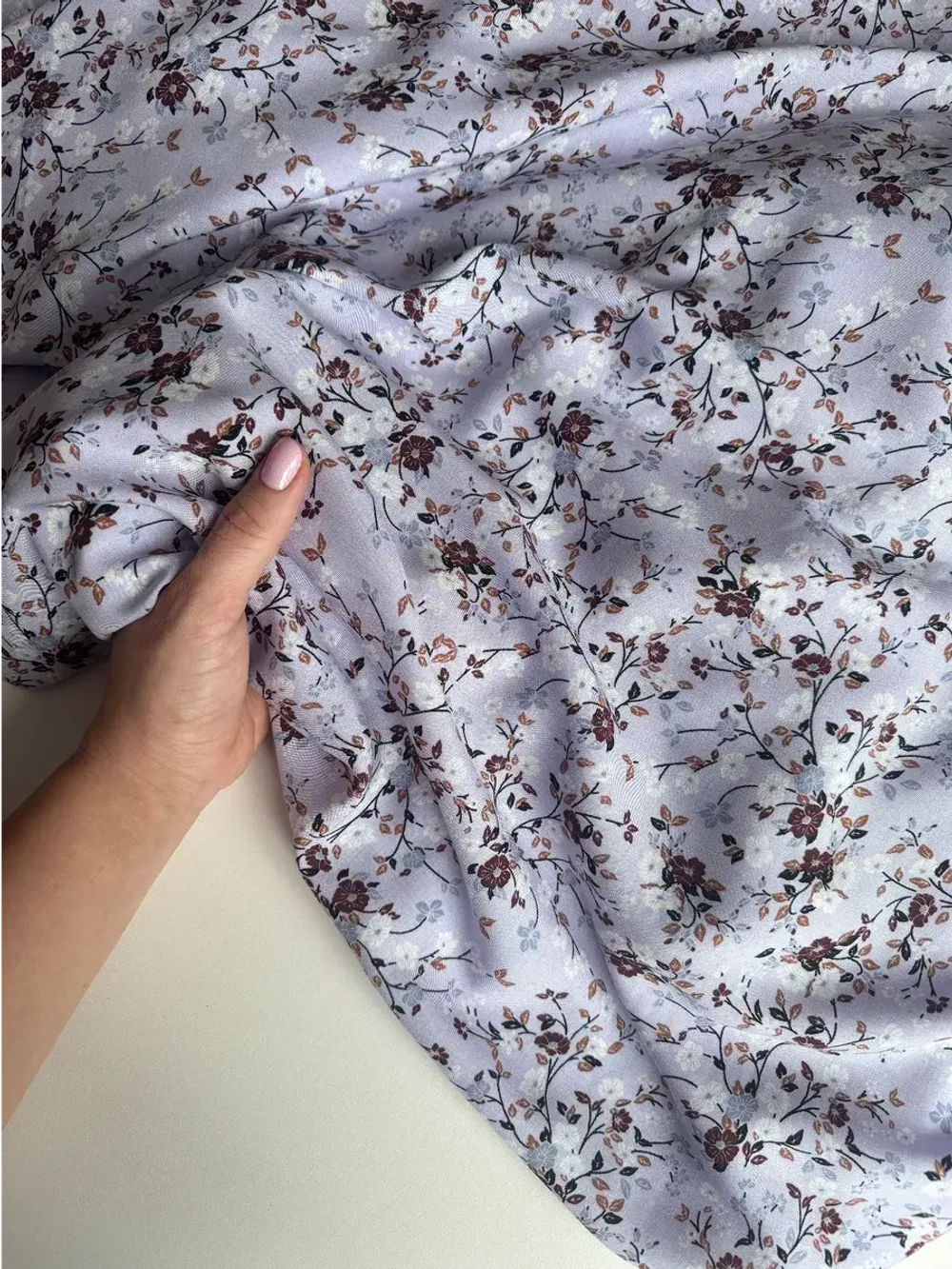 Штапель ткань для рукоделия плательная вискоза