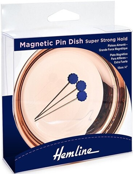 Игольница магнитная "Блюдце", цвет розовое золото (10702070/051222/3429998/1_Китай)