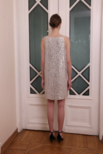 Платье из пайеток, оразноцветный