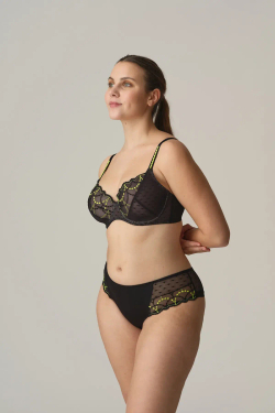 PRIMADONNA Twist Tepito Бюстгальтер с поролоновым вырезом в форме сердца, черный