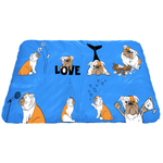 Матрас для собаки "Английские бульдоги"