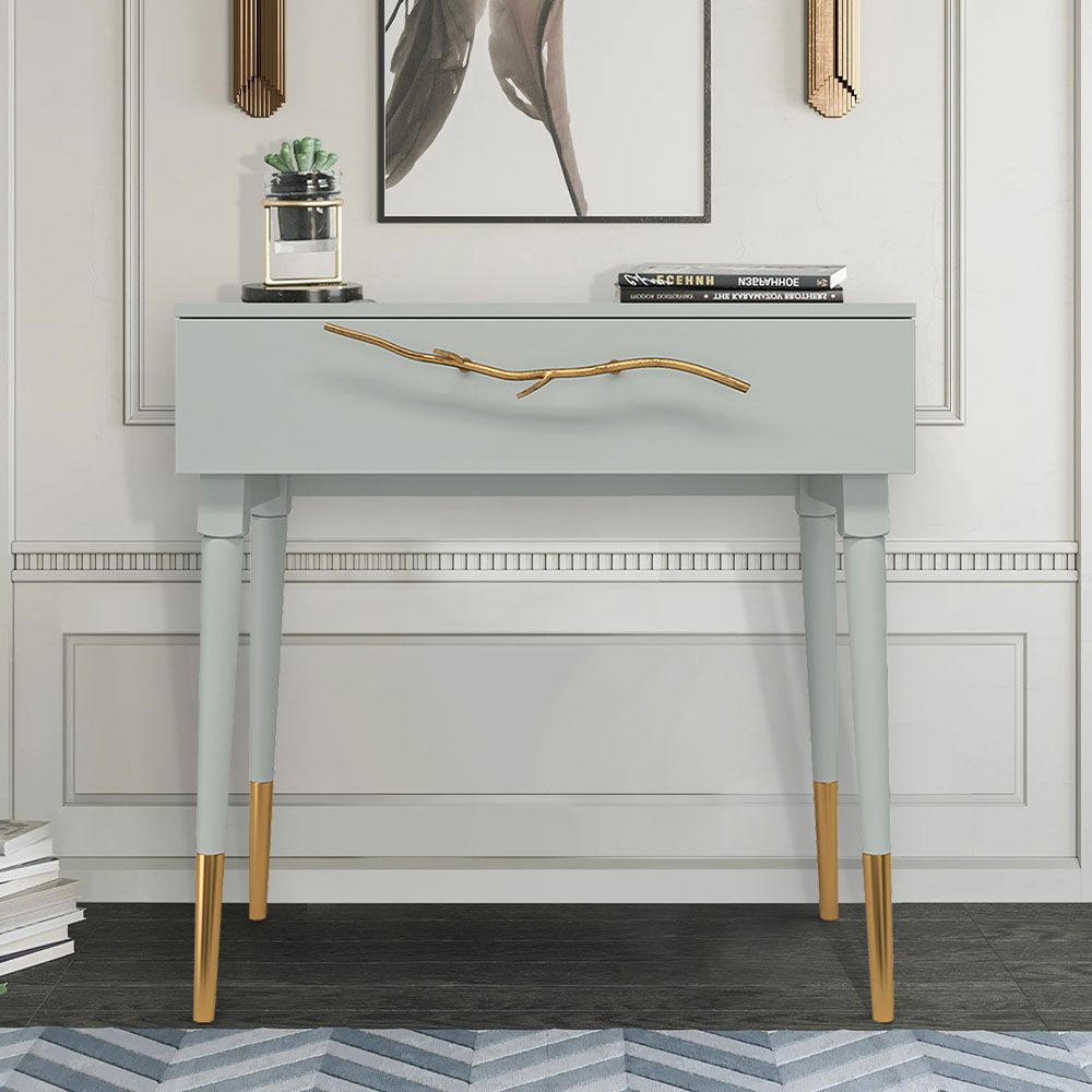 Консоль Арт Колор matte Стайл Голд Серый дым матовый