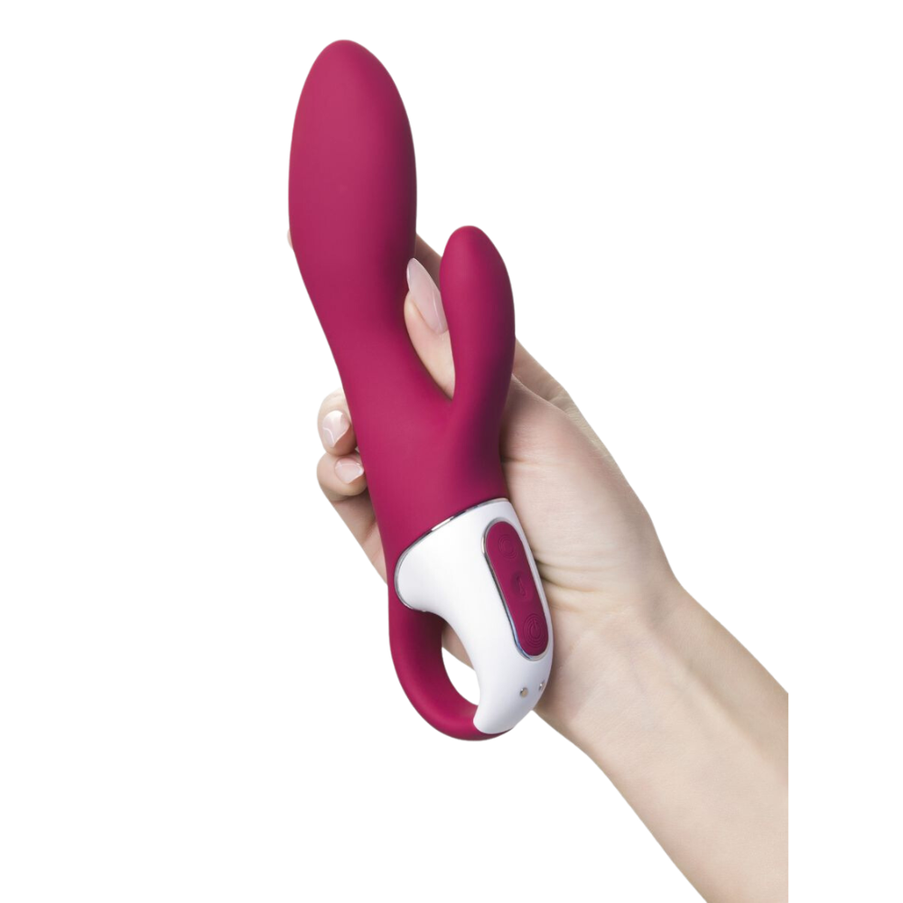 Вагинально-клиторальный вибратор с нагревом Satisfyer Heated Affair (с приложением)