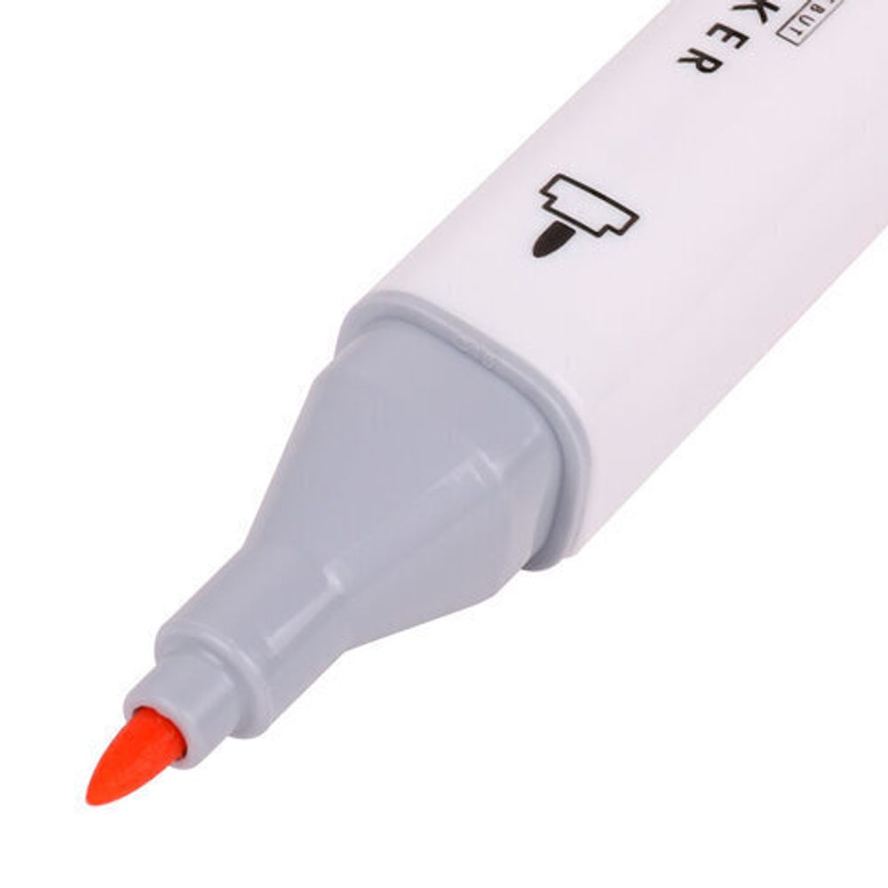 Маркеры для скетчинга двусторонние BRAUBERG ART DEBUT "WHITE", НАБОР 12 шт., телесные цвета, 152137