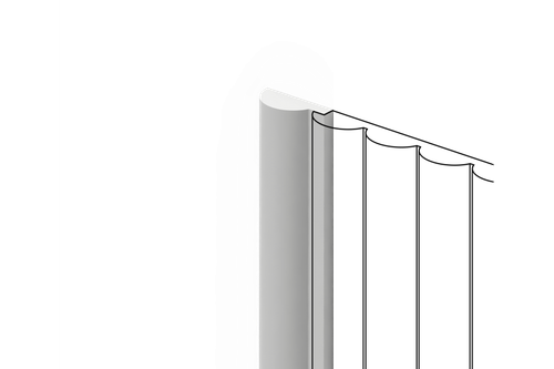 Финишный молдинг LF135A NP