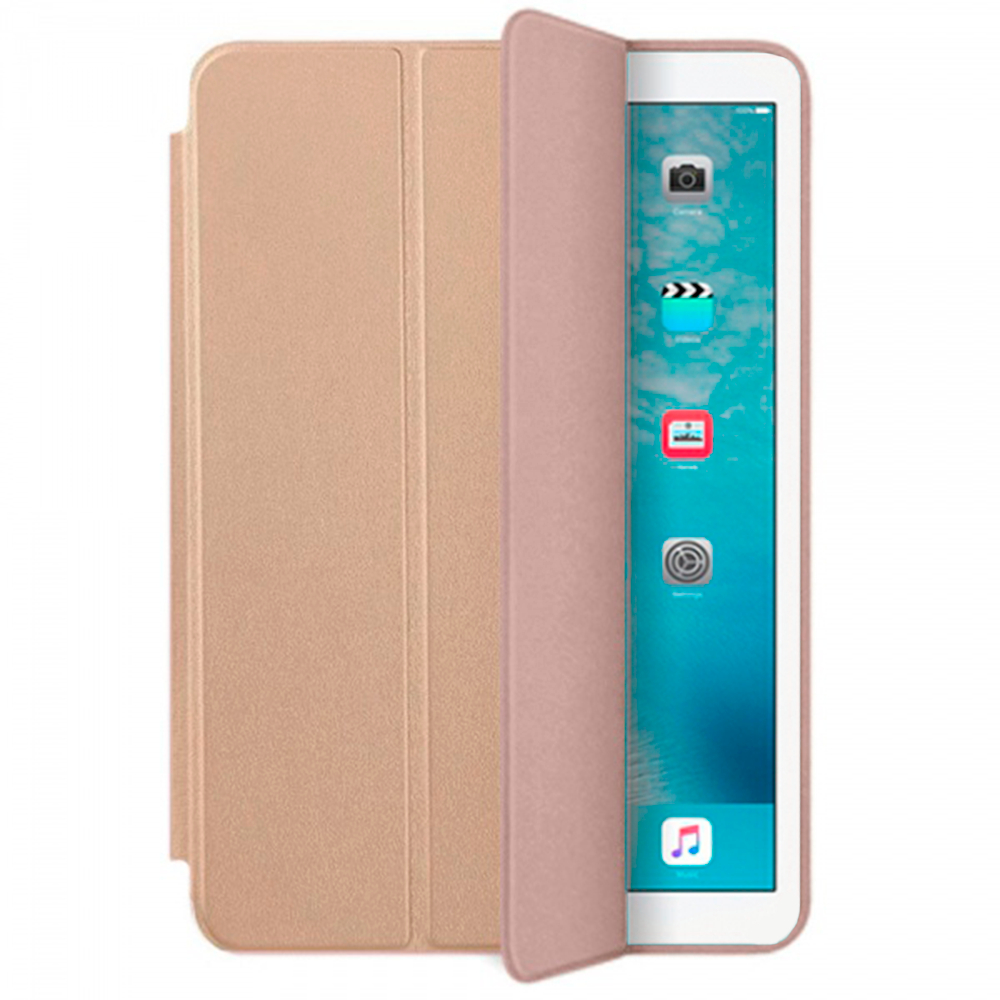 Чехол-книжка Smart Case для Apple iPad Pro 12.9 (2020) (искусственная кожа с подставкой) (золотой)