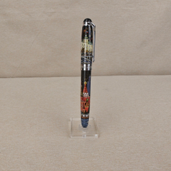 Ручка коллекционная с ручной росписью Палех "Москва.Кремль" в футляре