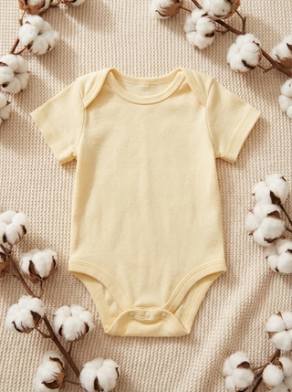 Боди Нежный желтый