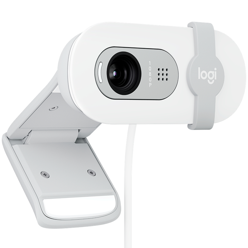 LOGITECH Brio 100 Full HD Webcam - OFF-WHITE - USB