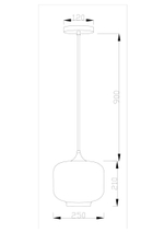 Светильник подвесной Moderli V11532-1P Teen