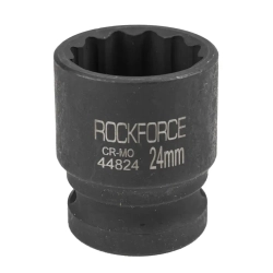 Головка ударная 24мм 12гр. 1/2'' RockForce RF-44824