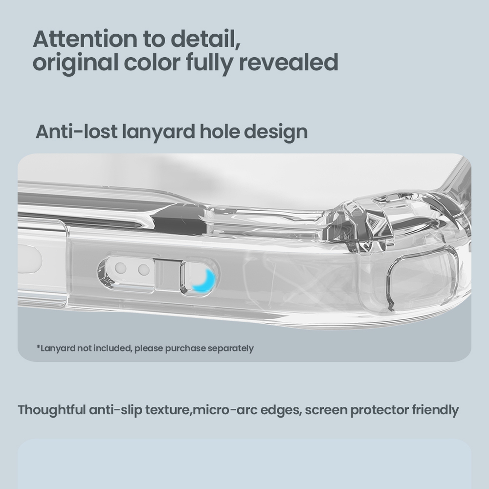 Прозрачный чехол от Nillkin с поддержкой MagSafe для iPhone Air, серия Nature TPU Pro Magnetic Case