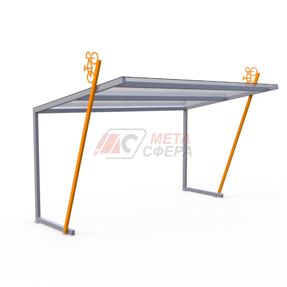 Велопарковка с навесом QUERT