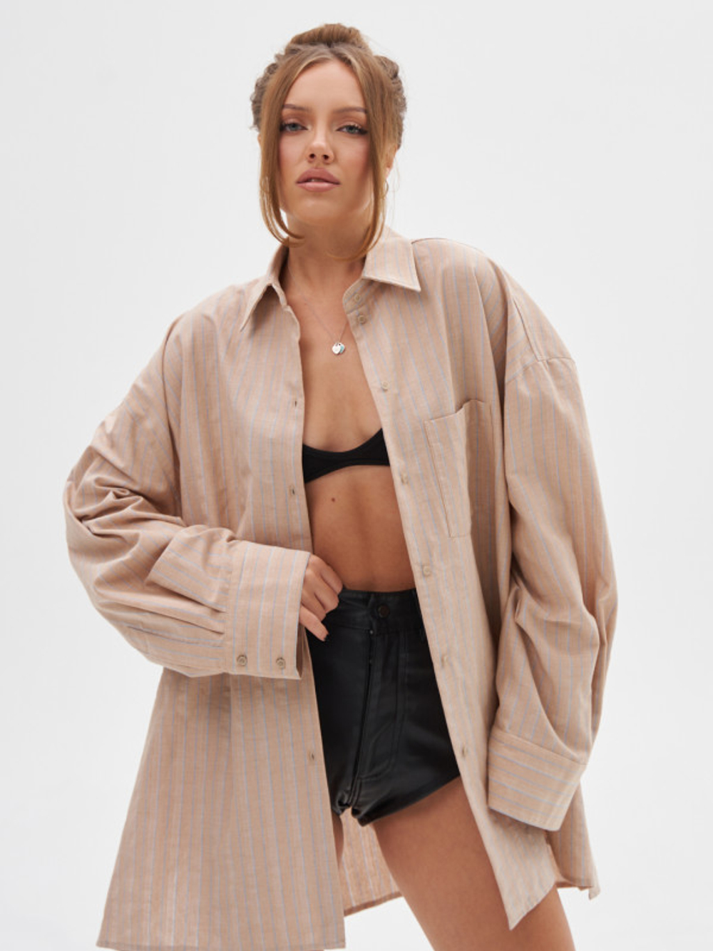 Рубашка в полоску