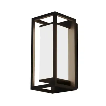 Настенный уличный светильник 8W 3000K 4385-1W черный Barer Favourite
