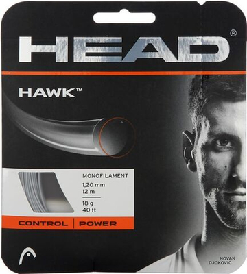 Струны теннисные Head HAWK (12 m) - grey
