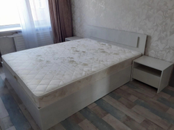 Кровать двуспальная «МСП 1» Ясень Анкор 160 см