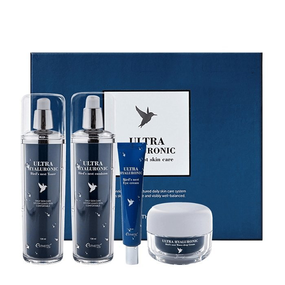 ESTHETIC HOUSE ЛАСТОЧКА/ГИАЛУРОН НАБОР для лица Ultra Hyaluronic acid  Bird's nest skin care set