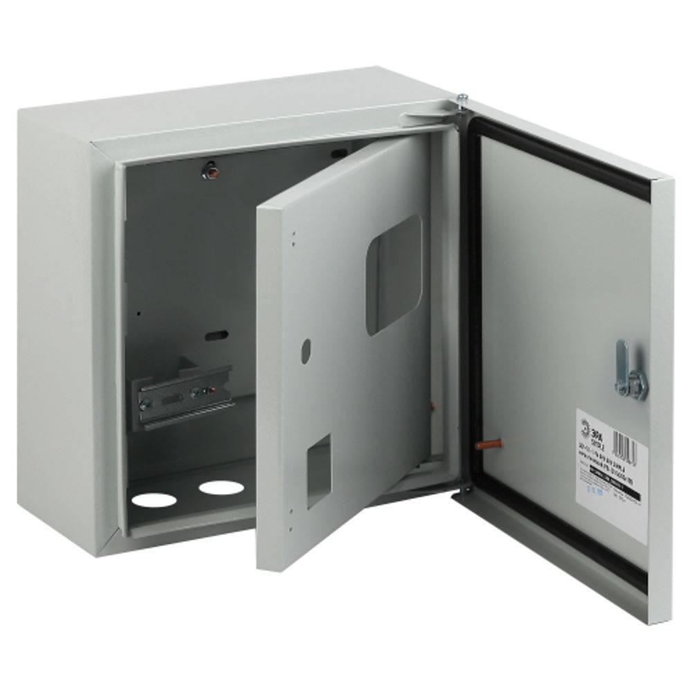 Корпус металлический навесной ЭРА SIMPLE ЩУ-1-1-1 2-х дверный (300х310х155) IP54 У2 серый | Корпуса металлические учетно-распределительные