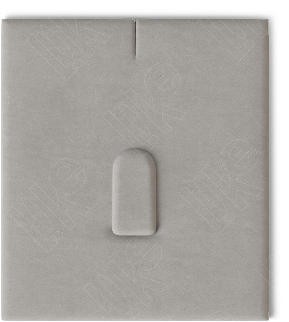 Вкладыш 03/наклонный/для кольца/язычок/прорезь для нитки