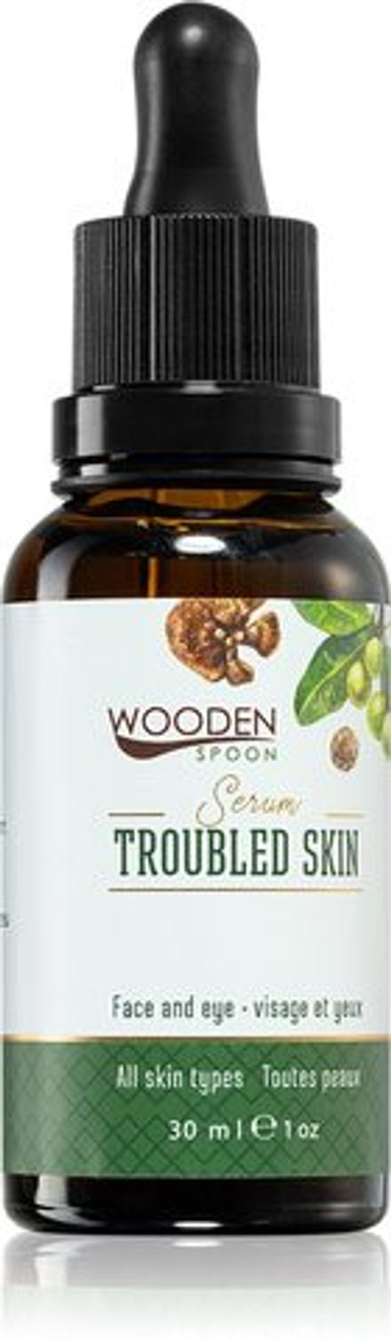 WoodenSpoon Organic - регенерирующая сыворотка для проблемной кожи лица /   30  ml  / GTIN 3800232735872