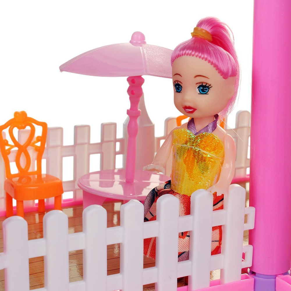 Дом для куклы с мебелью, коробка DSJ53-3