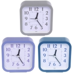 Будильник «Астон» 10*10*4,3см, микс цветов