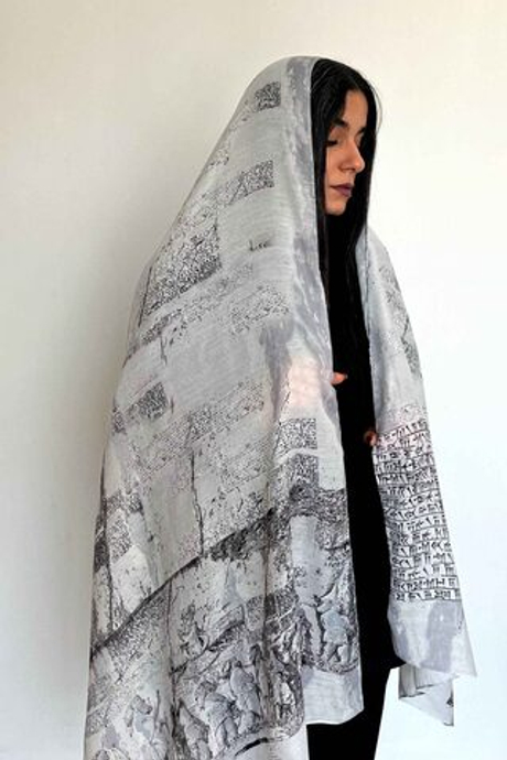 Иранский платок Narenji Bisotun 70 х 200 хлопок Иран 80620428