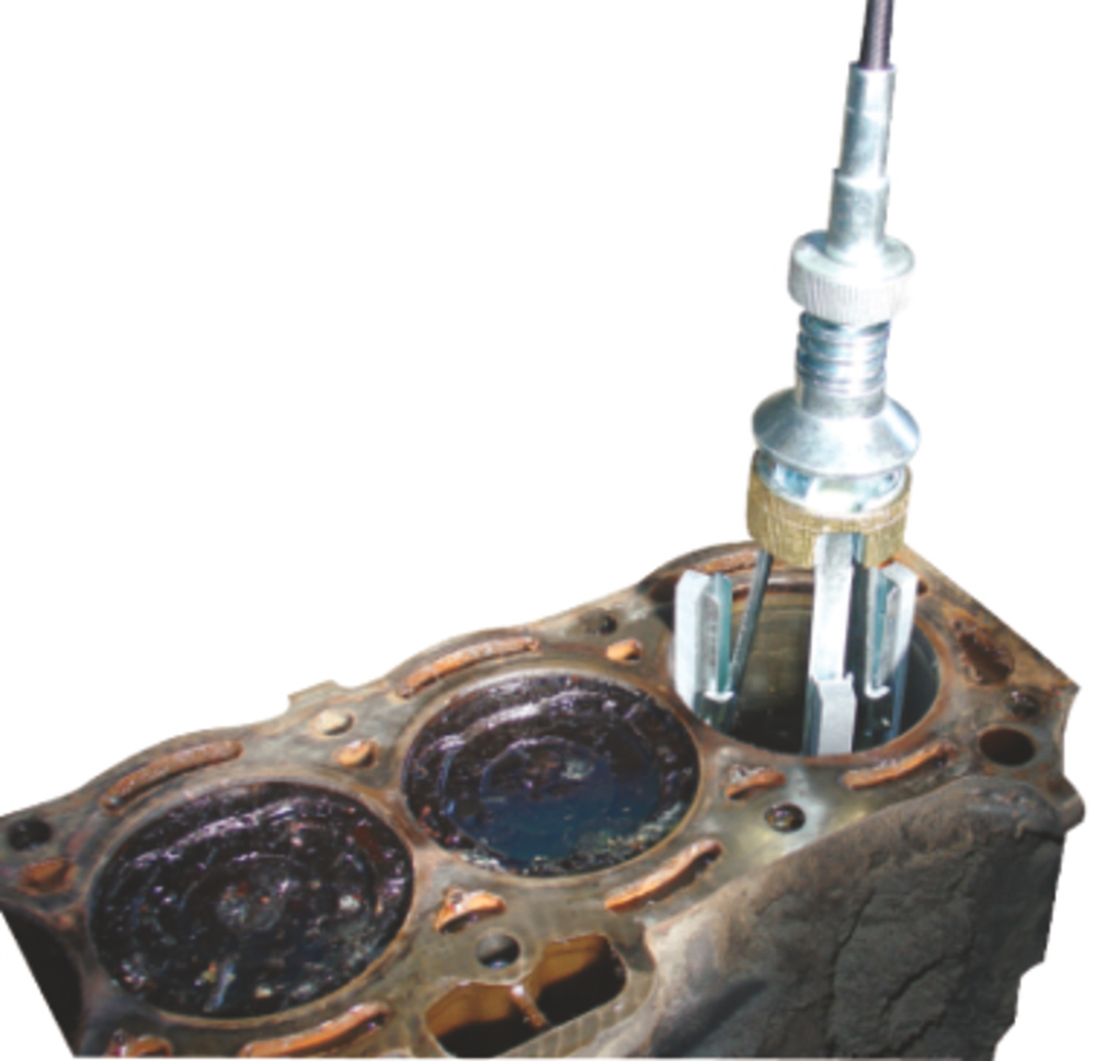 Хон для обработки цилиндров с тремя камнями P220, диапазон 51-178мм с тремя камнями 28.5x5x3мм JTC