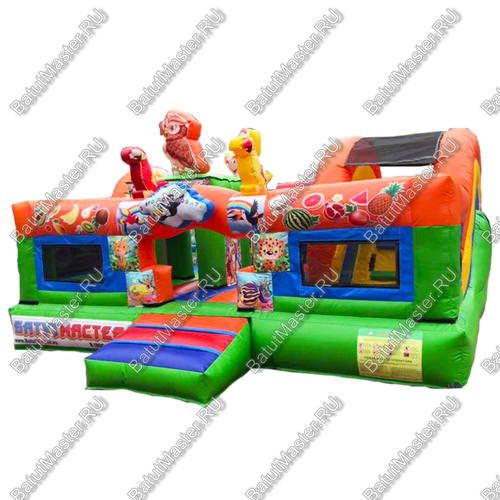 Коммерческий надувной батут "Четыре стихии", 5*5*2,8 м