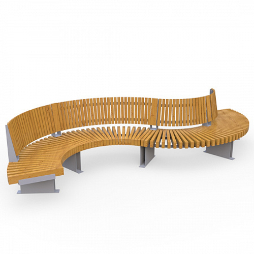 Скамейка Rail Road 03 Змейка